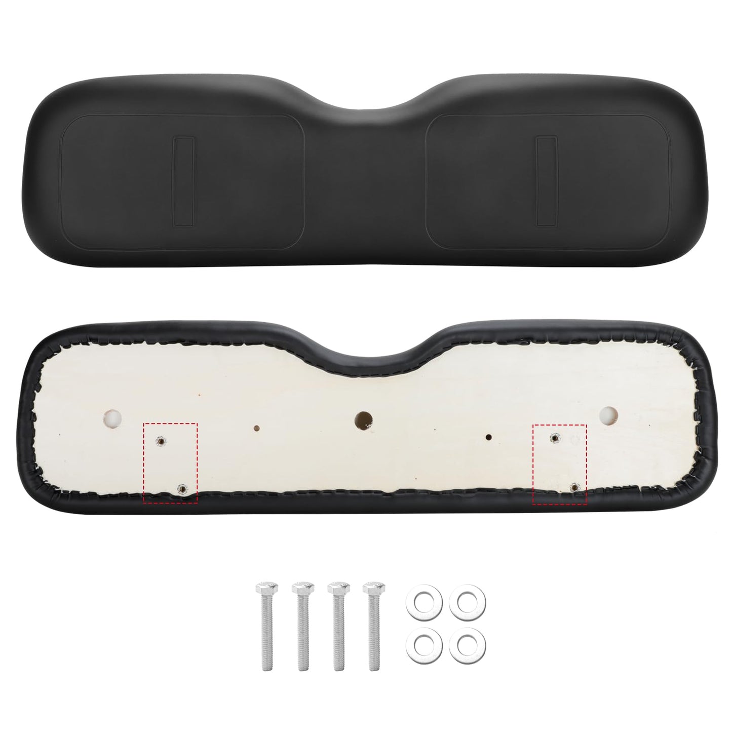 Roykaw Golf Cart Front Seat Back Cushion Assembly for EZGO TXT 1994-2013 Gas & Electric Vehicles, EZGO Seat Cushion Replacement, OEM# 71751-G01, 71751-G03, 71751-G04