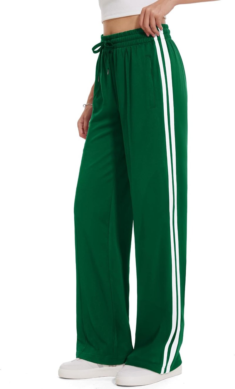 Women's Track Pants - Loose Straight Leg Jogging Sweatpants for Athletic Running | 28-36 Inseam