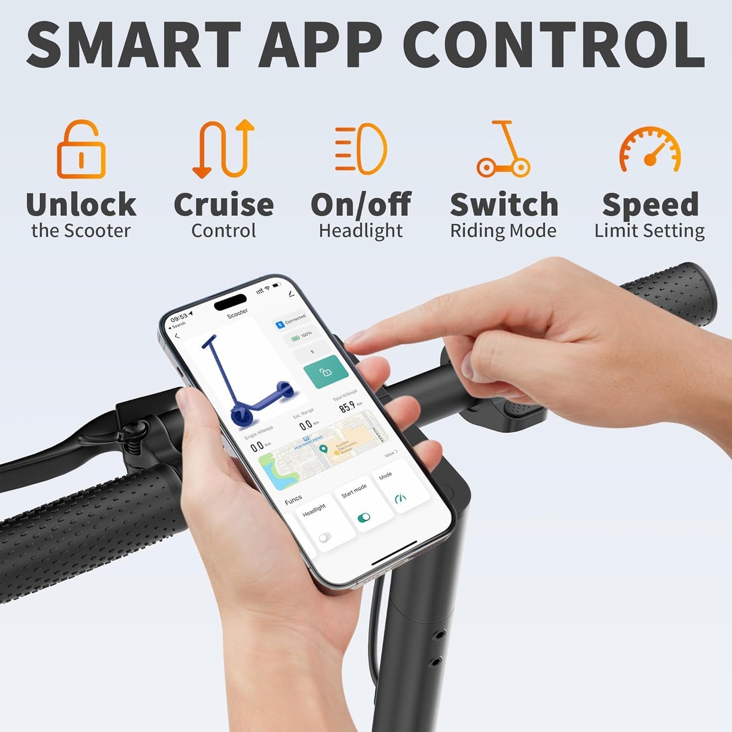 Electric Scooter for Adults, Teens & Big Kids, 350W-500W Motor, 10Mph-21 MPH & 10-28 Miles Max Range, 6.5 to 10 inch Tires, Portable Lightweight E-Scooter