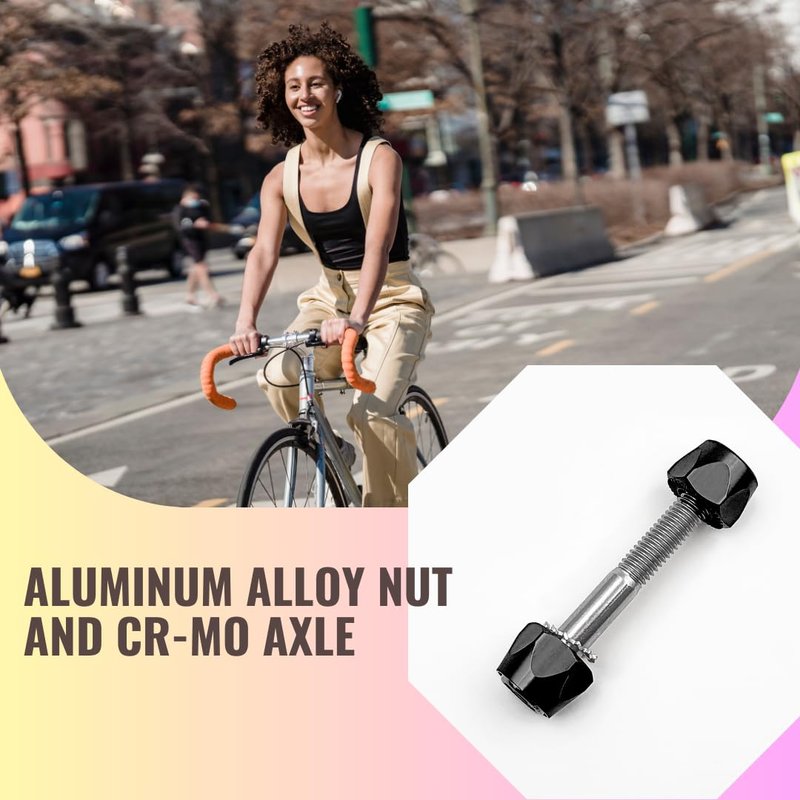 ONIPAX Bicycle Seatpost Binder Bolt, Alloy Seat Clamp Screw for Road, MTB and Vintage Steel Frames, Silver