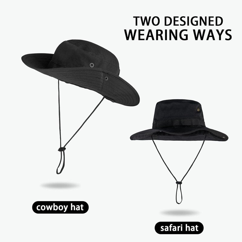 Sun Hats for Men & Women - UPF 50+ UV Protection Bucket Hat for Fishing, Hiking & Beach | Boonie Style