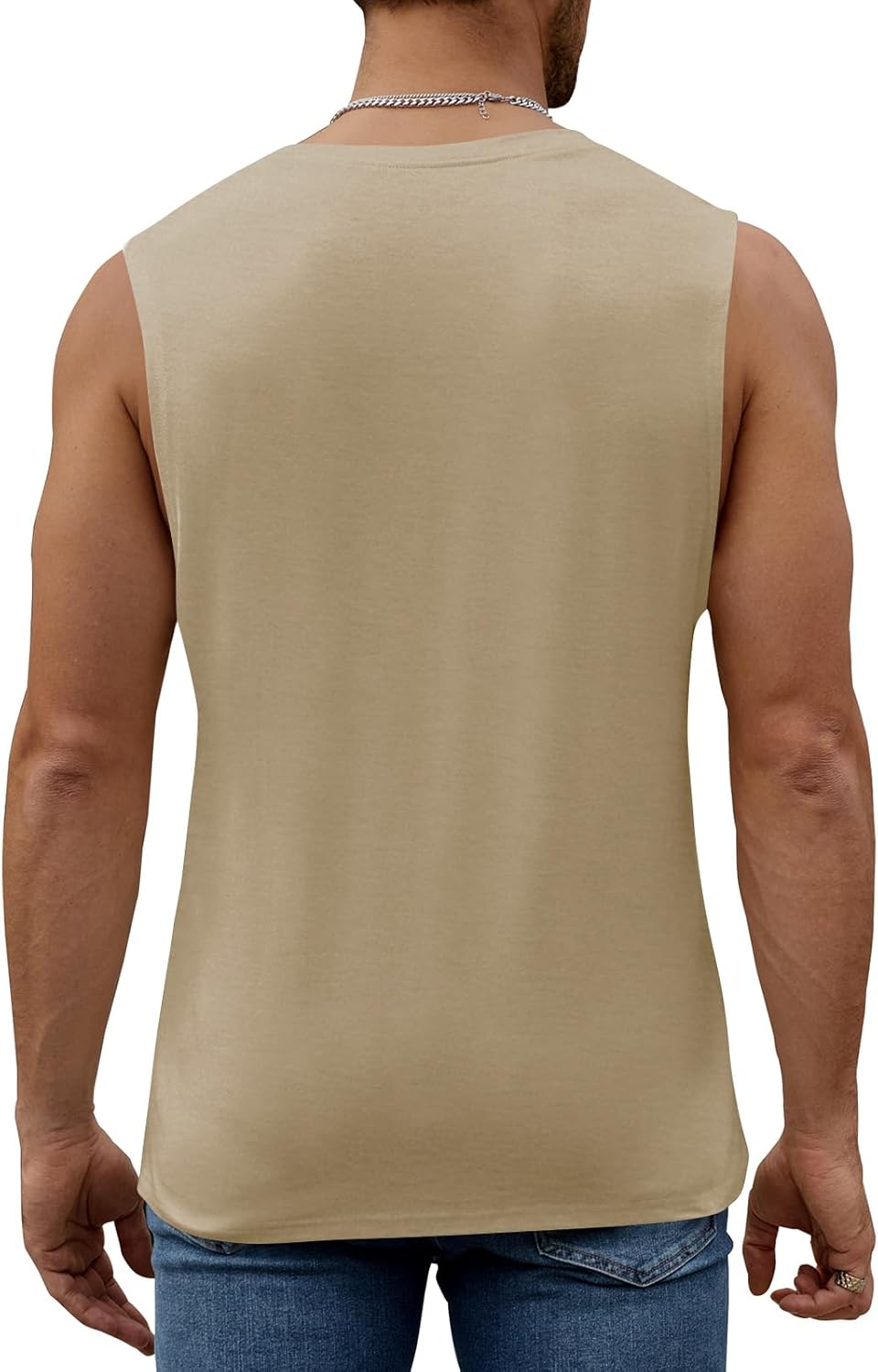 Men's Gym Workout Sleeveless Tank Tops | Casual Muscle Cut-Off Shirts for Fitness