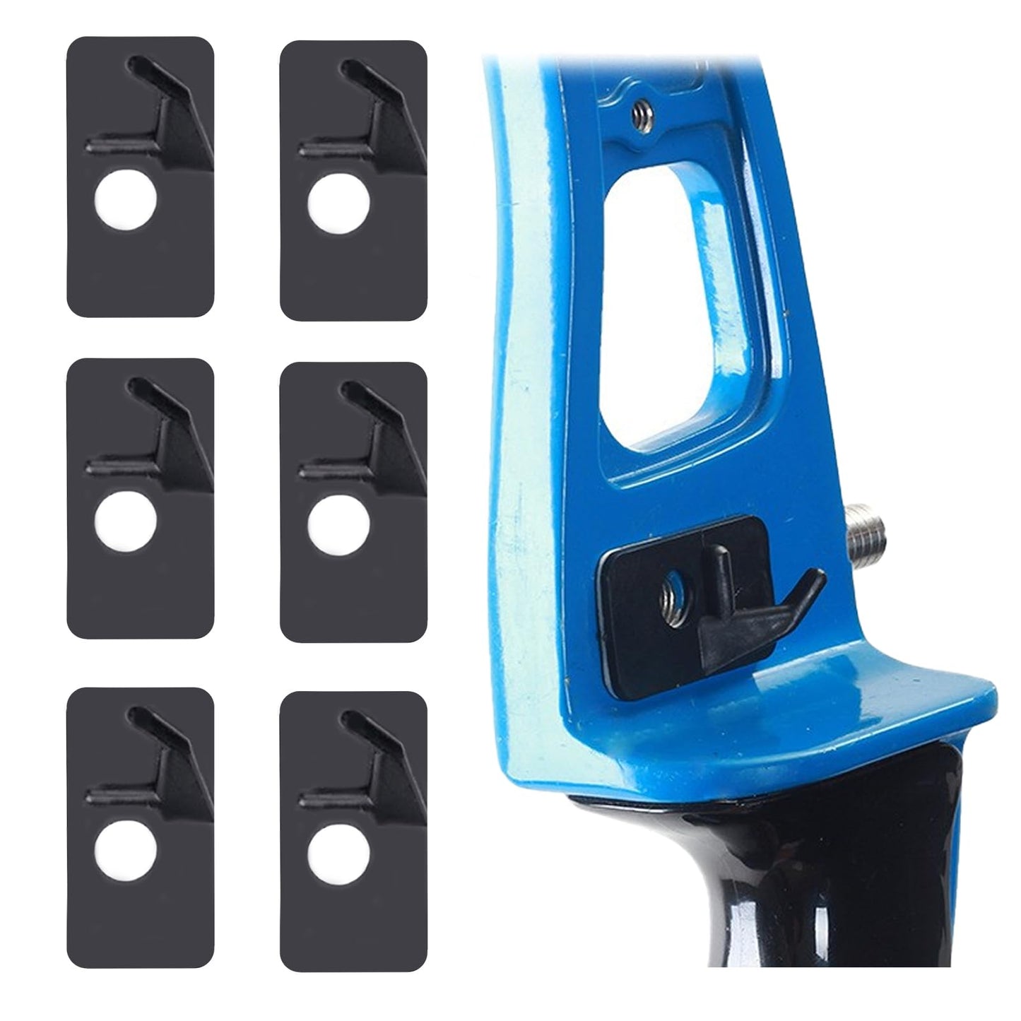 XENVOXI Arrow Rest for Recurve Bow Archery Table Archery Museum Shooting Outdoor Training Arrow Seat with Adhesive Backing Reverse Bow Archery