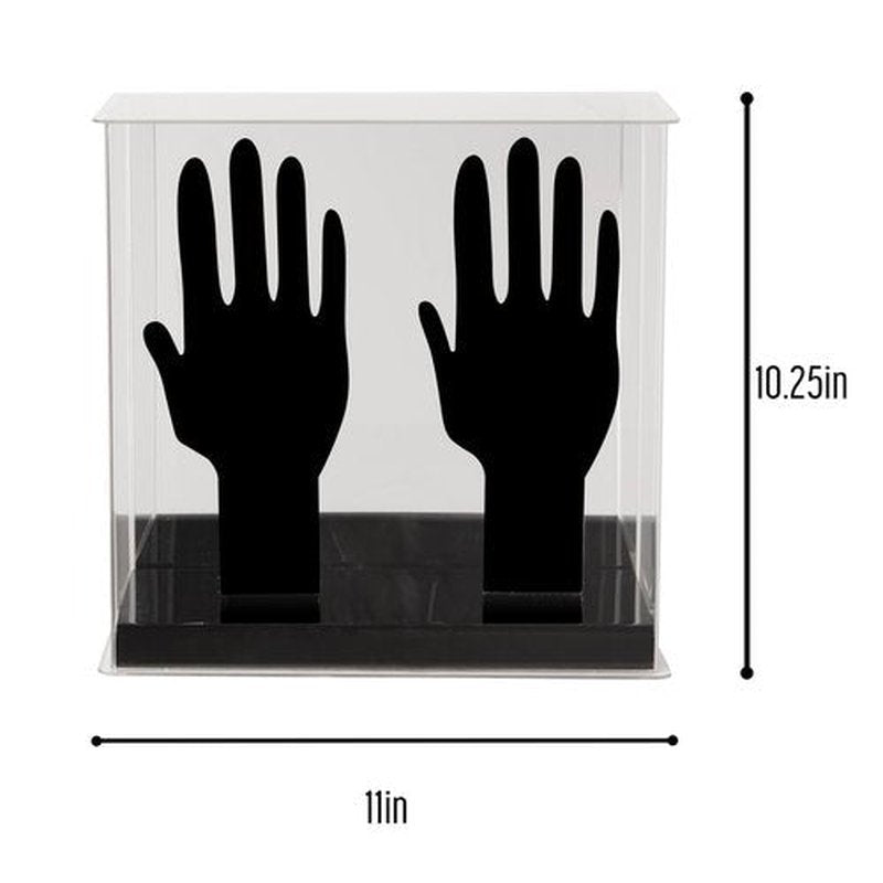 Franklin Sports Official Batting Glove Display Case - Baseball/Softball - Plexiglass - Mirrored/Autograph Display