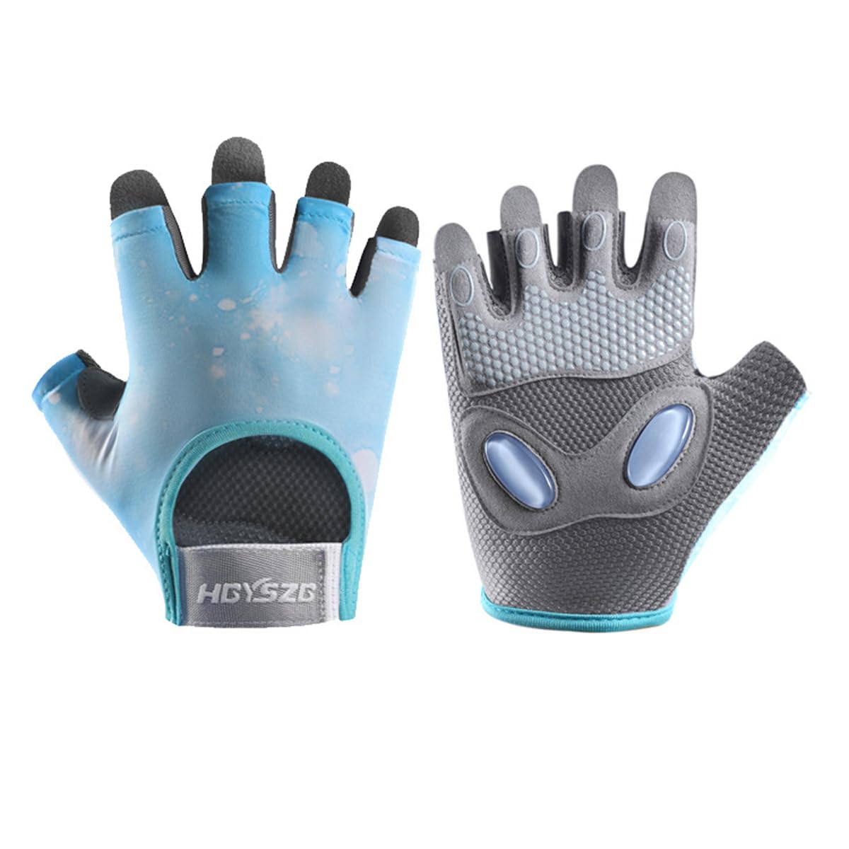 SUJAYU Workout Gloves Women & Men, Gym Gloves Weight Lifting Gloves for Women Workout Gloves for Men, Womens Workout Gloves Fitness Gloves (Blue, Small)