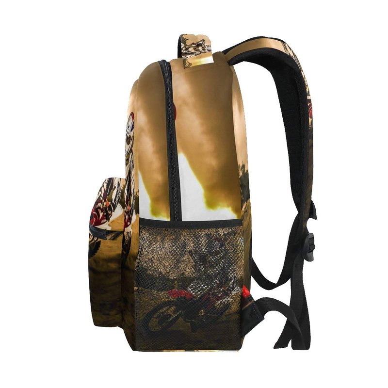 Nerxy Lightweight Dirt-Bike Motocross Motorcycle Vehicle Backpacks Women Bags Men Bookbag