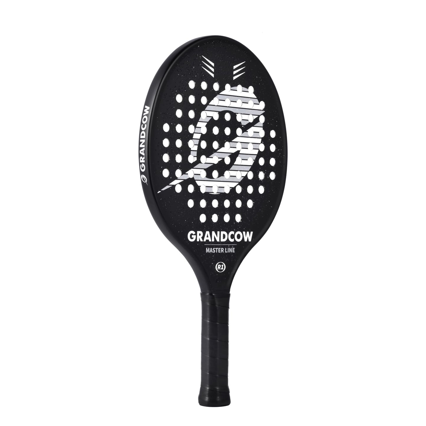Platform Tennis Paddle Racket Pro Carbon Fiber Power Lightweight Paddles Padel Racquet (1pcs Black)