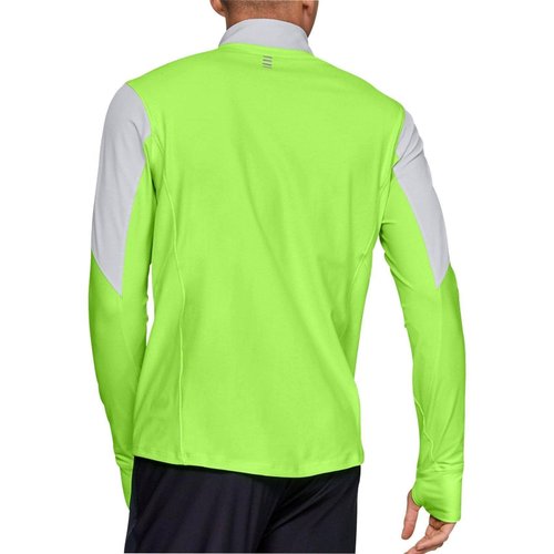 Under Armour Qualifier ½ Zip, Lime Light (884)/Reflective, 3X-Large