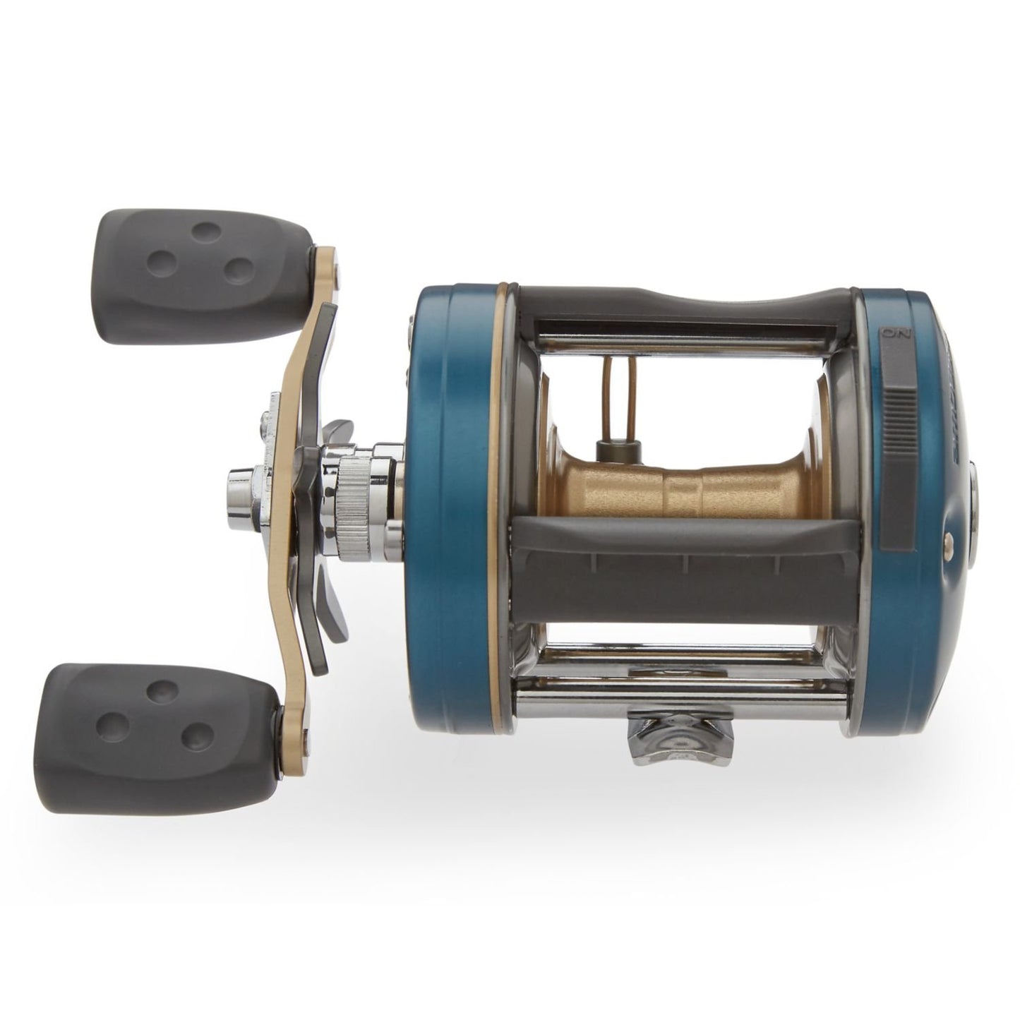 Abu Garcia Ambassadeur C4 Conventional Reel, Size 6600 (1292717), 4 Stainless Steel Ball Bearings + 1 Roller Bearing, Carbon Fiber Star Drag, Max of 15lb | 6.8kg,Blue