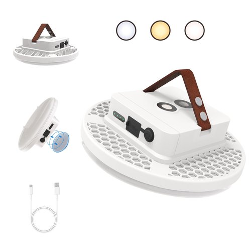 Tent Light Rechargeable Hanging Flashlight Ultra Bright Led Camping Lantern with Waterproof Portable Tent Lamp for Camping Emergency Usage(Infinite Dimming)