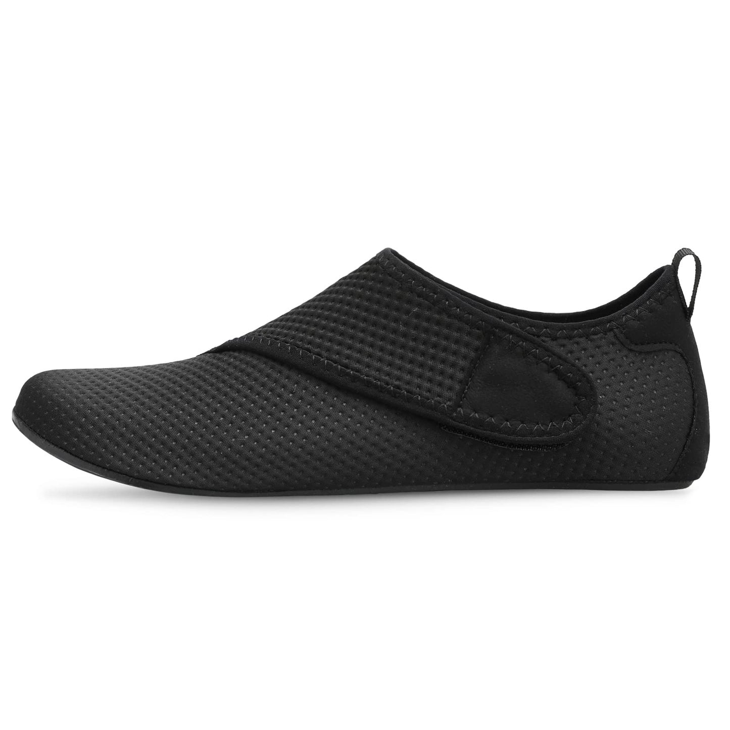 BARERUN Adult Water Shoes for Women and Men Anti-Slip Aqua Beach Socks for Sports Black Size 8.5-9.5 Women/7-7.5 Men