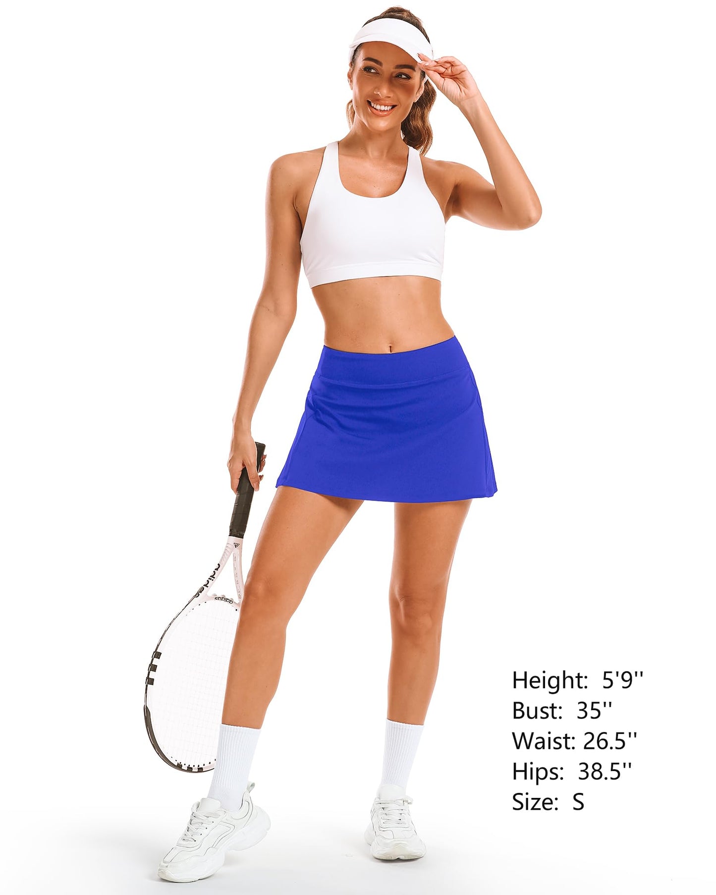 Stelle Women's Tennis Golf Skirts High Waisted Athletic Skorts with Pockets