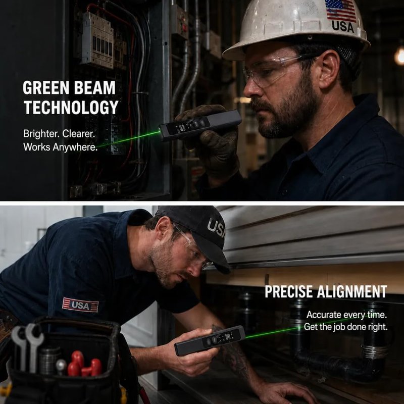Nexarion EDC Flat Flashlight with Green Beam, UV and White LED Combo, Rechargeable Portable Flash Light with Magnetic Base & Clip, High Lumens for Working, Emergency, Camping, Everyday Carry（Green）