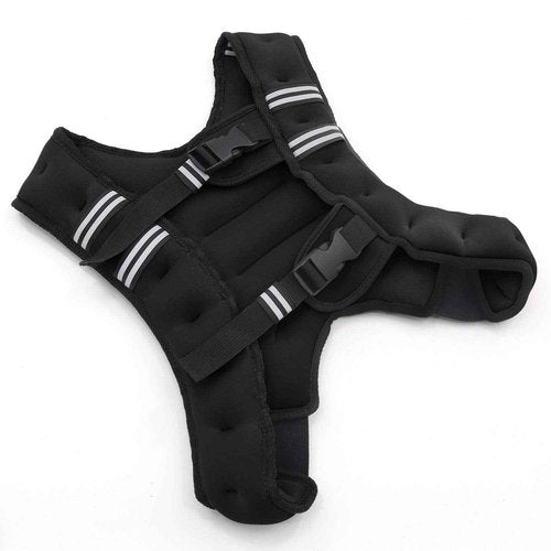 VIVITORY Weighted Vest Workout Equipment, 11lbs/18lbs Body Weight Vest for Men, Women, Strength Training, Running, Fitness, Muscle Building, Weight Loss, Weight lifting (11 lbs, Black)