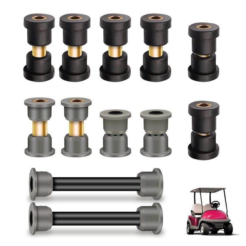 DRIVE UP Club Car Polyurethane Bushing Kit, Front & Rear Suspension and A Arm Bushing Kit for Precedent 2004-Up G&E Golf Cart, OEM 102506601, 102506401, 102956201, 102956201