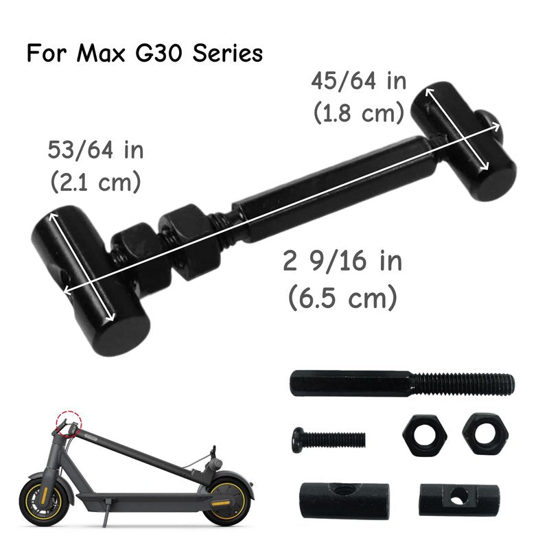 Fuulqgui 2 Sets Scooter Shaft Locking Screw Max G30 Tension Fixing Screw Scooter Accessories Parts for Folding Pole