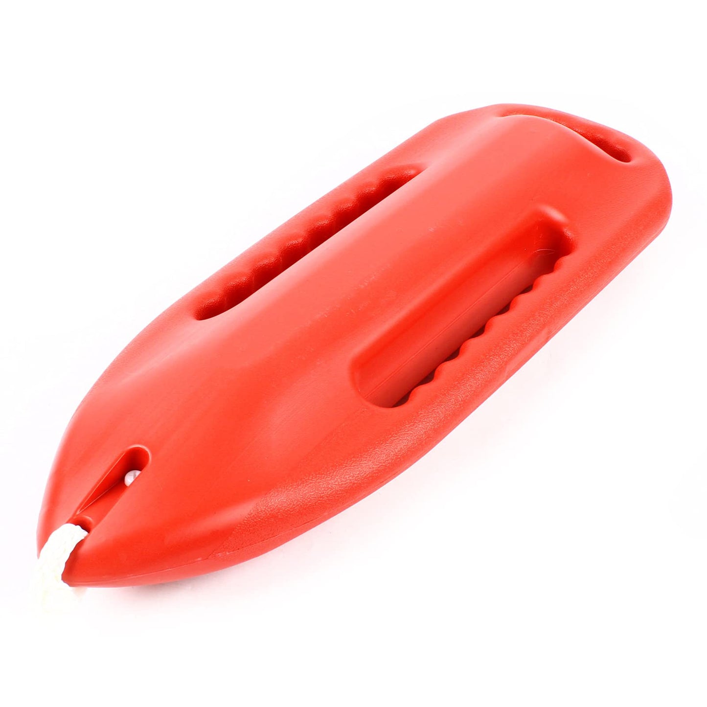 Lifeguard Rescue Tube,3 Handle Rescue Can Swimming Float W/5.25ft Pe Rope,Open Water Rescue Lifesaving Non-Leakage,Weight Capacity 154lbs,One-Piece Molding(Orange)