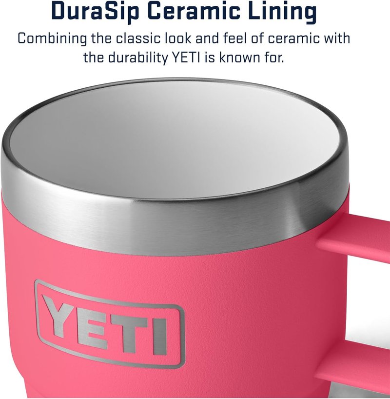 YETI Rambler 6 oz Stackable Mug Set - Stainless Steel Vacuum Insulated Espresso/Coffee Mugs | 2 Pack