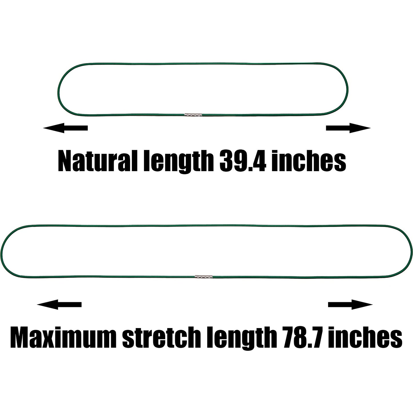 Riakrum 6 Pieces Trash Can Rubber Bands, Suitable for 60-98 Gallon Trash Cans,Perimeter from 102 Inches to 150 Inches Large Multi-functional Rubber Bands Suitable Kitchen Camping,6 Colors(Round)