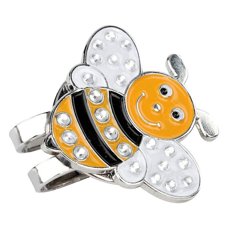 Okuyonic Golf Ball Mark, Decoration Magnetic Golf Marker for Outdoor(Orange bee)