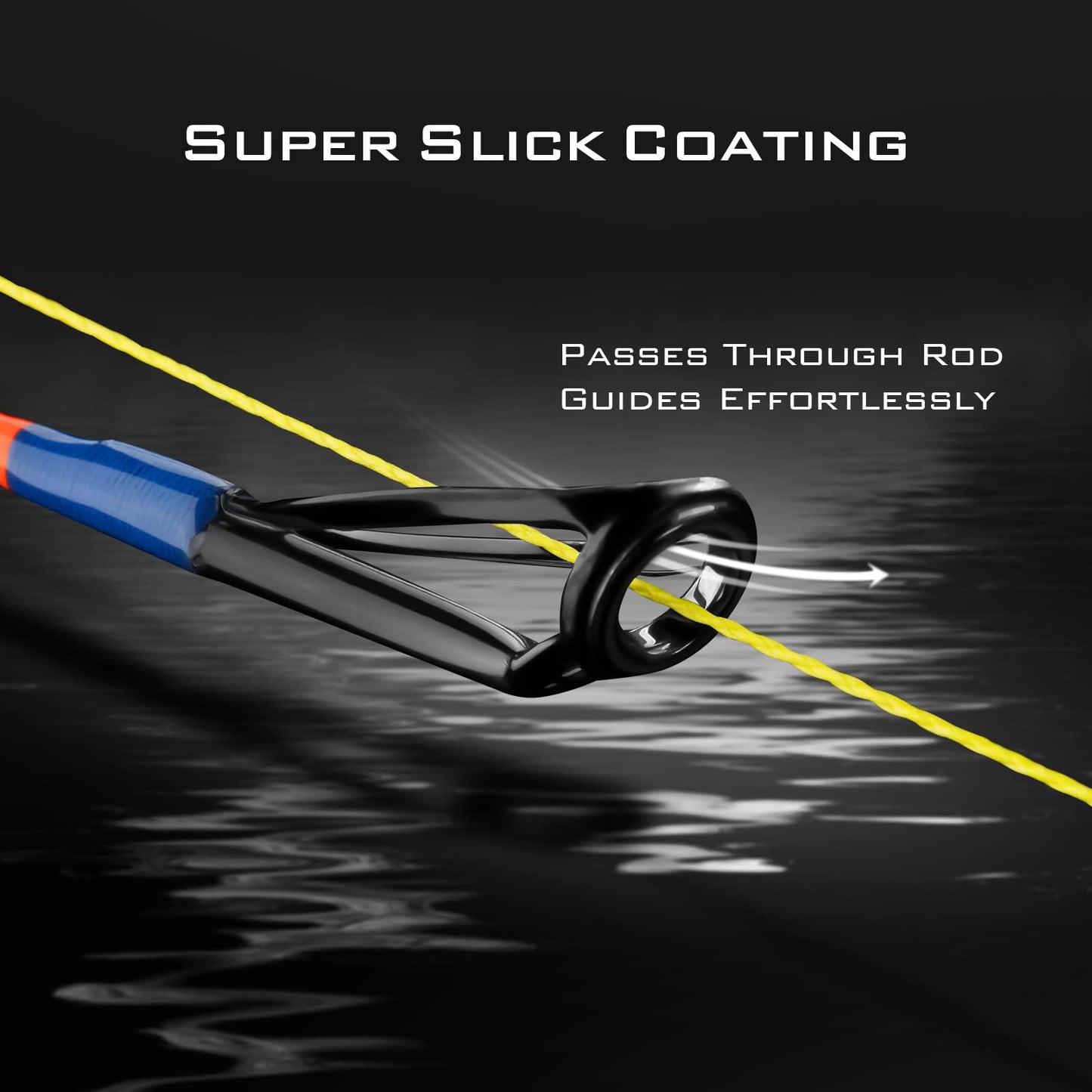 KastKing Superpower Braided Fishing Line, Yellow, 65 LB, 150 Yds