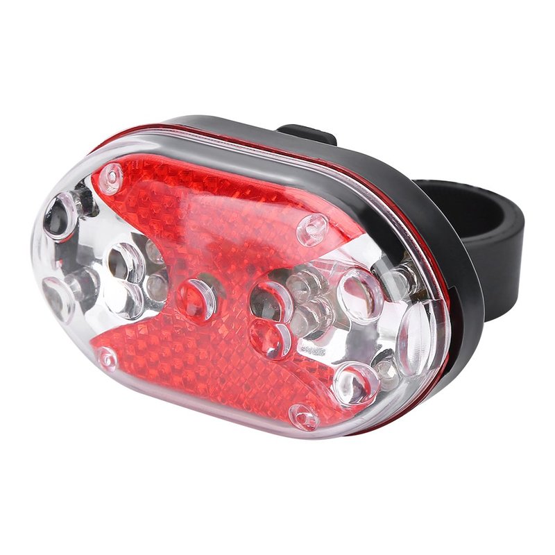 Alomejor Bike Rear Light, Bright red Night Safety Warning, Cycling Safety Light, Outdoor Visibility Accessory for Cyclists, commuters, Night Riders, Outdoor