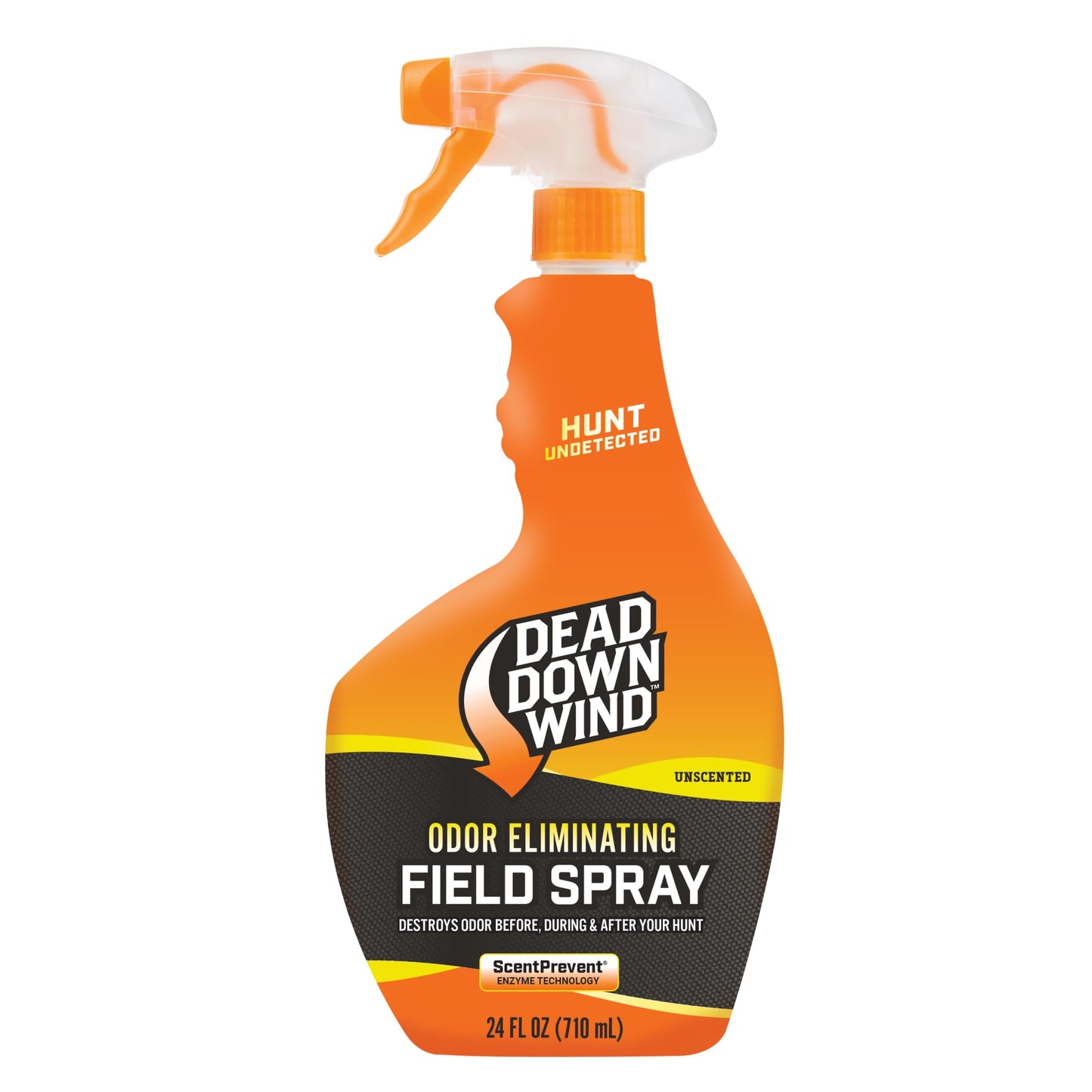 DEAD DOWN WIND Evolve Field Spray Bottle - Odor Fighting Hunting Scent Control Spray - Unscented, Safe for Sensitive Skin - Easy To Use for Hunting Gear & Clothing (24 oz)