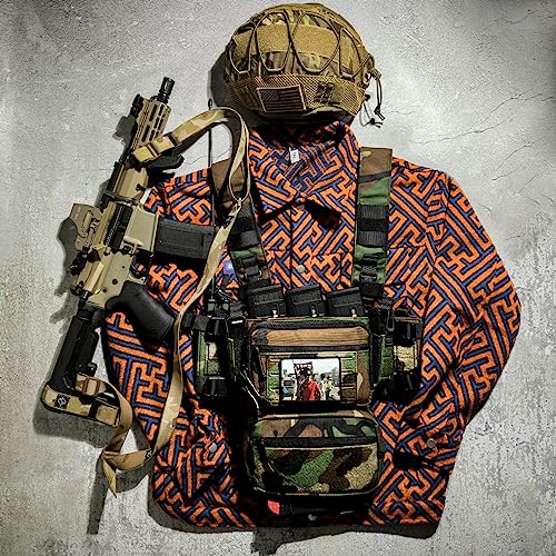 ACETAC S.O.P. Tactical Chest Rig with 5.56/7.62 Magazine Pouch Holder, Pistol Pouch, Wing Pouch, Molle Dangler Pouch