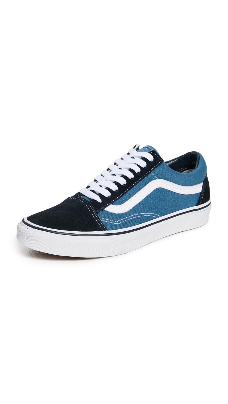 Vans Unisex U Old Skool Unisex Sneakers, Navy, 14.5 US Women/13 US Men