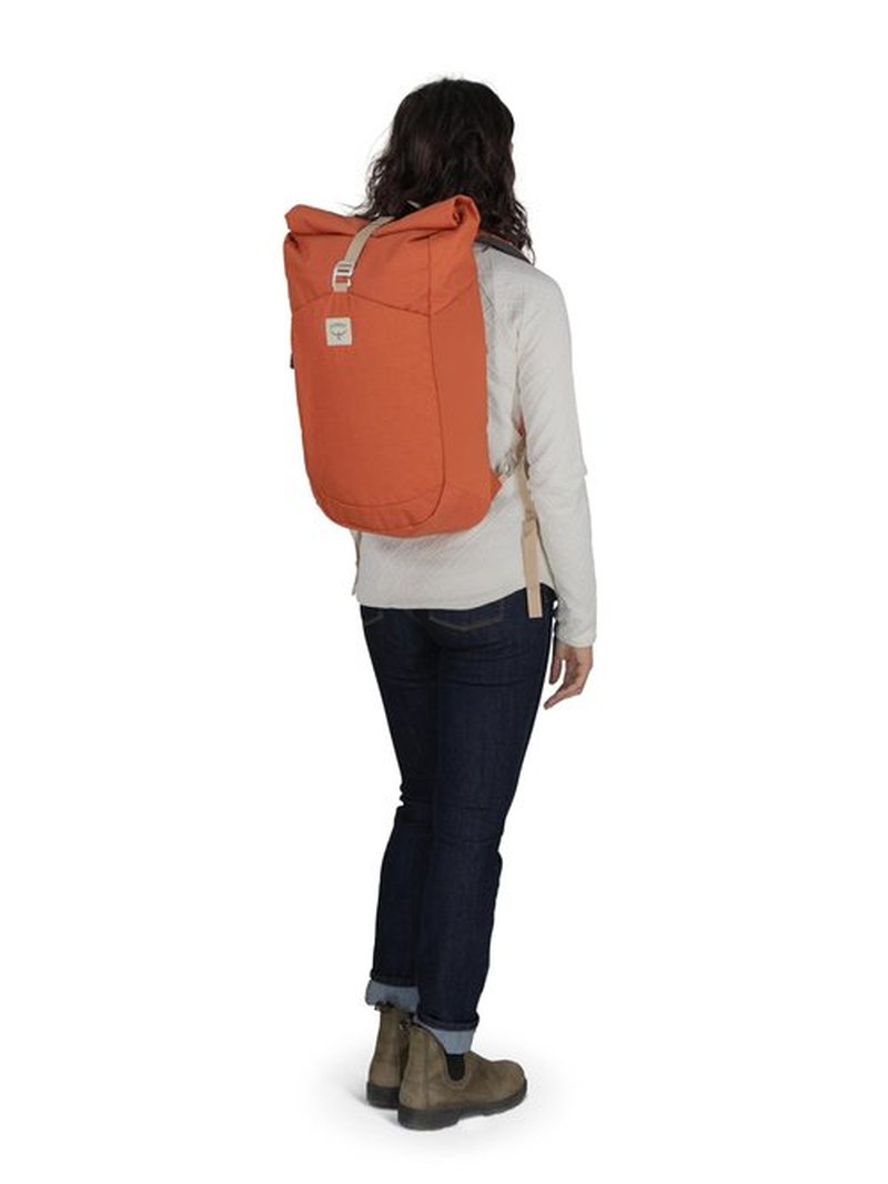 Osprey Arcane Roll Top Commuter Backpack, Earl Grey Heather