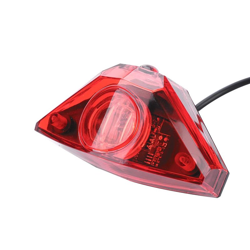 Tail Light, Electric Rear Light LED Brake Lamp Safety Warning Warn Tail Light Portable Rear Taillight for Scooters E-Bikes