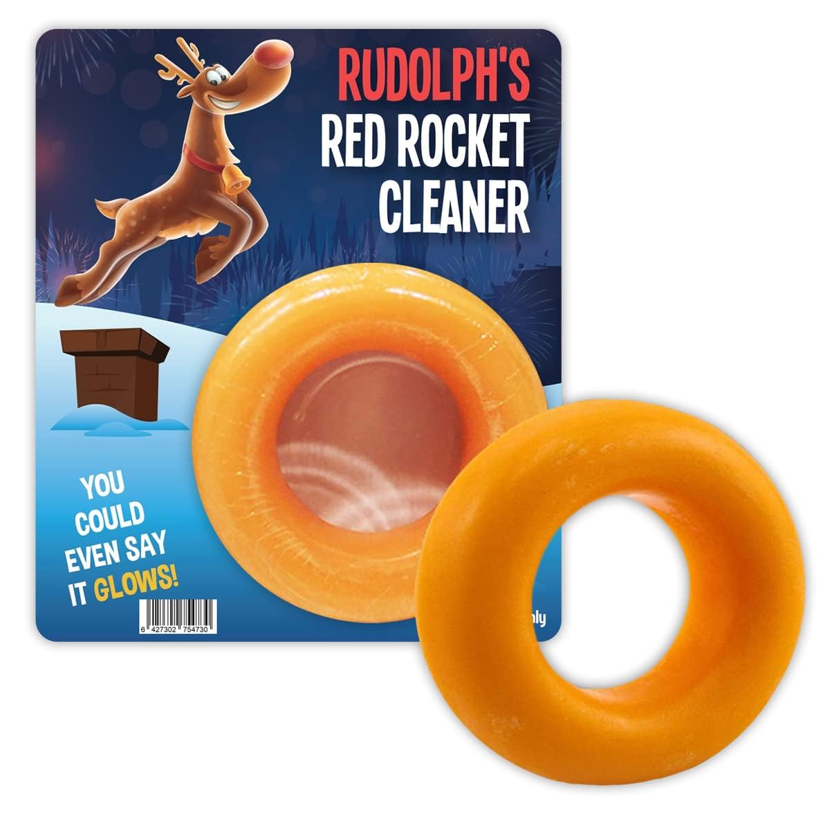 Gears Out Rudolph Rocket Cleaner Soap Gag Gift for Mens Stocking Stuffers Funny Christmas Presents for Guys Husband Boyfriend
