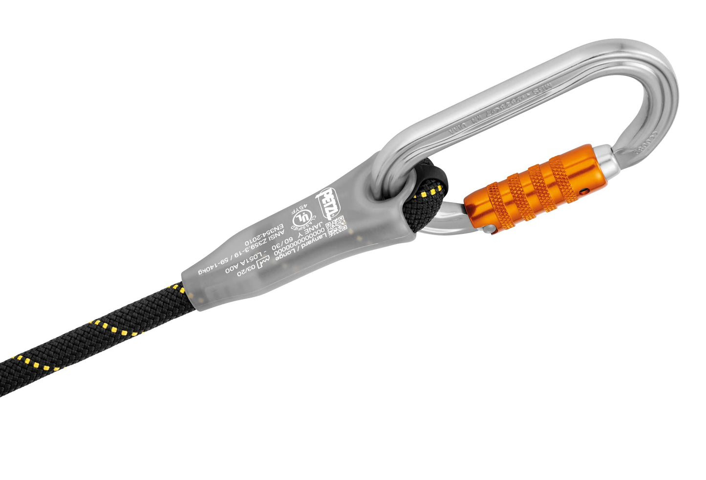 PETZL, Jane Y Lanyard 60/30, double progression lanyard allows continuous connection