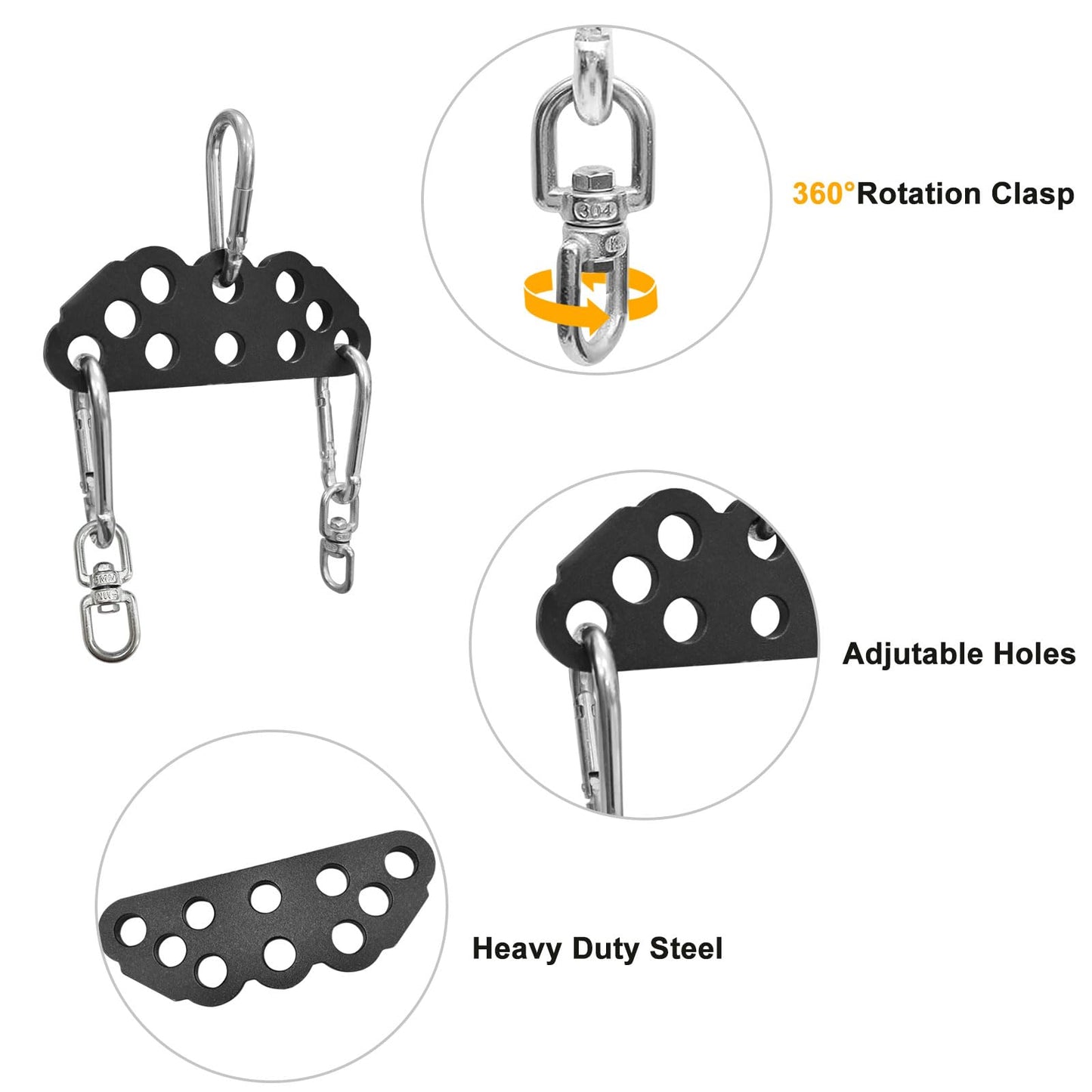 LAT Pull Down Bar Attachment for Cable Machine - Multi-Grip Fitness Spreader Bar for or Home Gym Fitness Pulley System