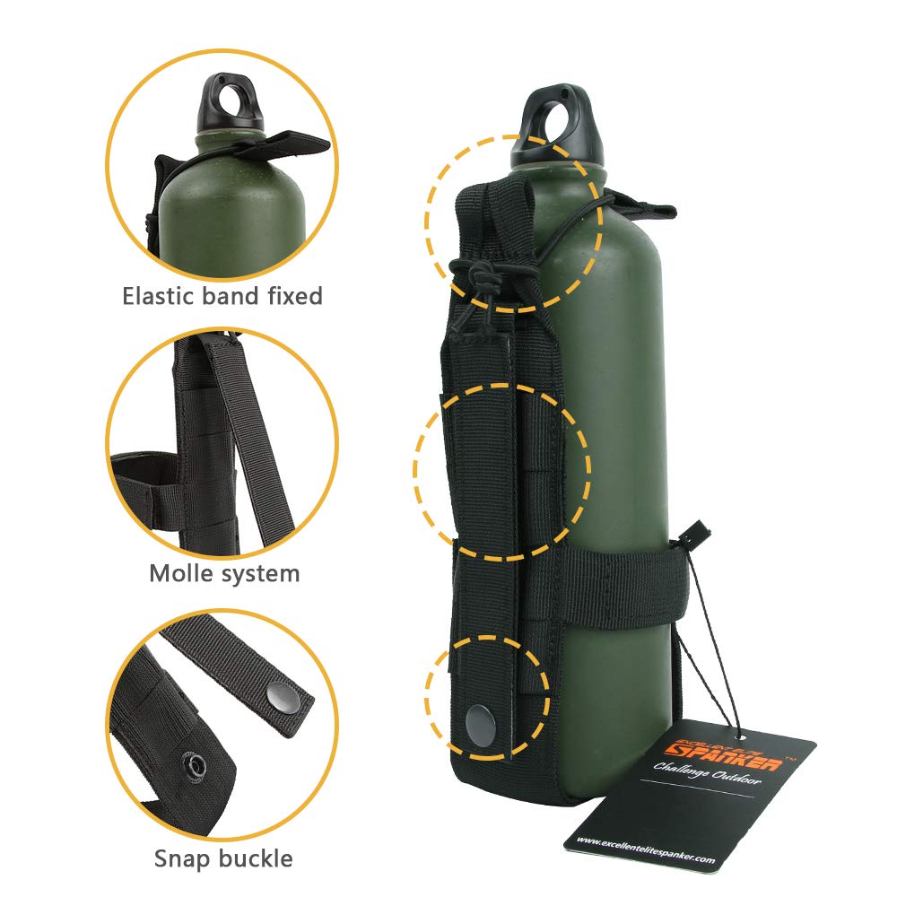 EXCELLENT ELITE SPANKER Tactical Military Portable Belt Bottle Holder Pouch