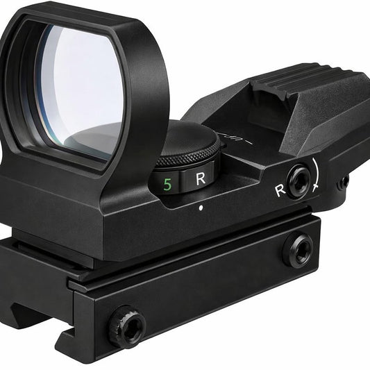 GOTICAL Red and Green Reflex Sight with 4 Reticles, 3/8" Dovetail Mount for Airgun Airsoft and .22 Rifle