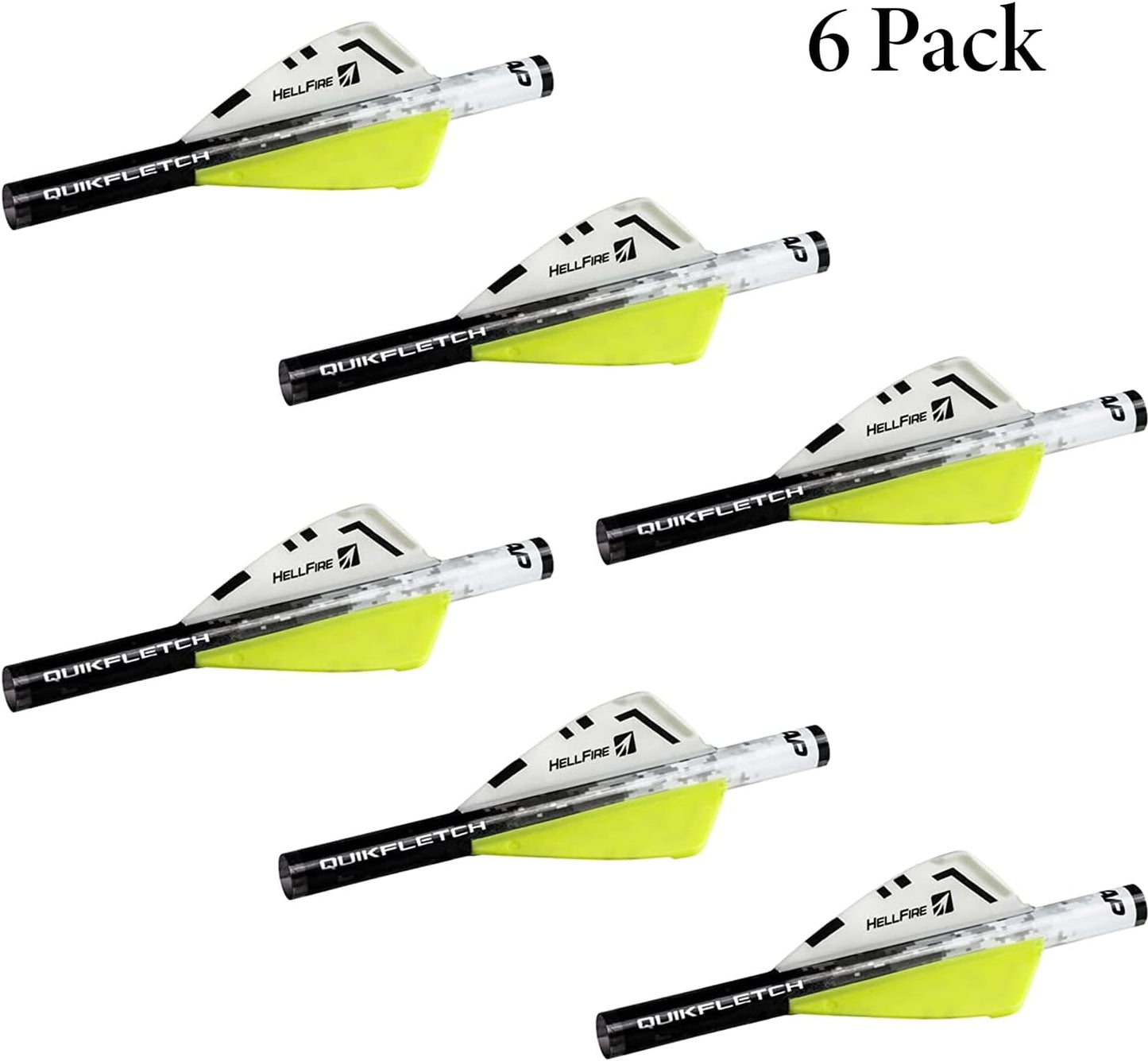 NAP Quikfletch Hellfire 2” Vanes - Premium Arrow Fletching System for Precision Shooting