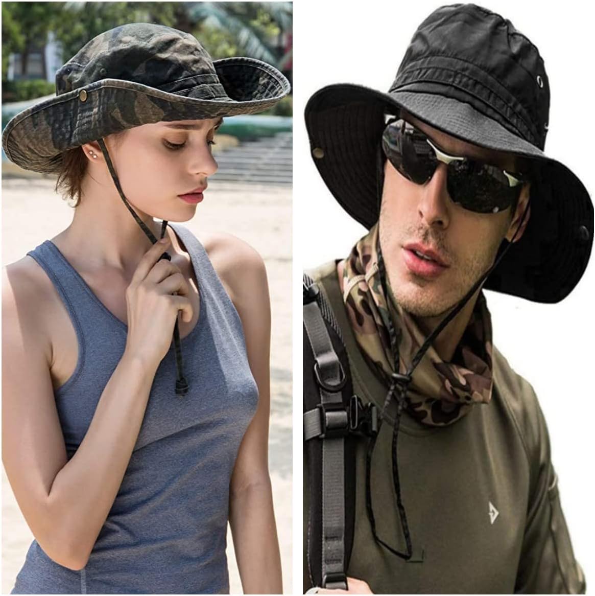 Sun Hats for Men & Women - UPF 50+ Foldable Bucket Hat for UV Protection | Ideal for Hiking, Beach & Safari