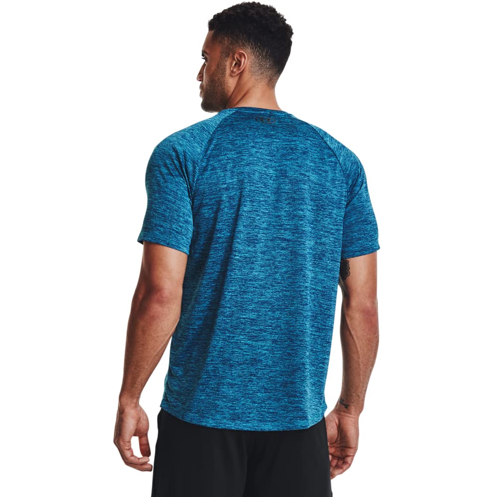 Under Armour Men's Tech 2.0 Short-Sleeve T-Shirt, (421) Capri / / Black, 4X-Large Tall