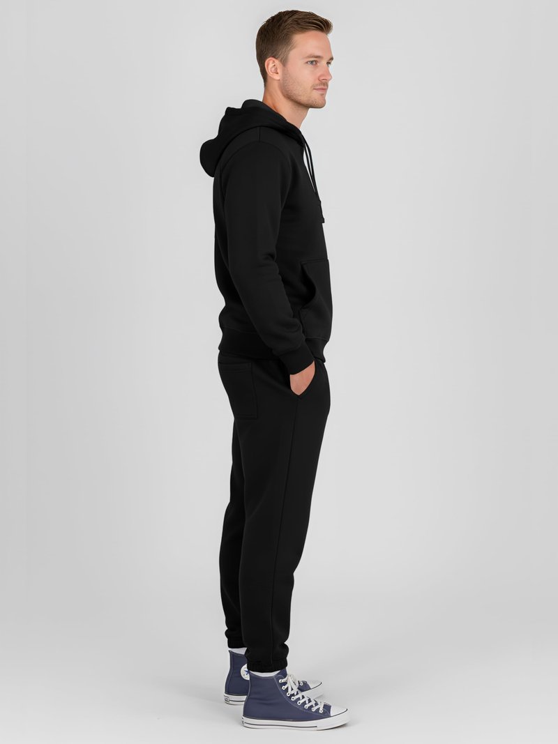 Love My Fashions® Men's Athletic 2 Piece Tracksuit set Plain Casual Sweatsuit Zip up Full Sleeve Jogging Outfit For Men