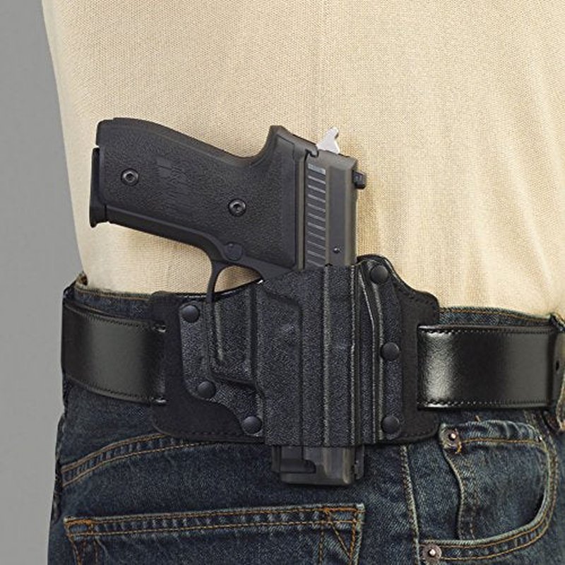 Galco Tac Slide Belt Holster (Black), HK USP 45, Right Hand