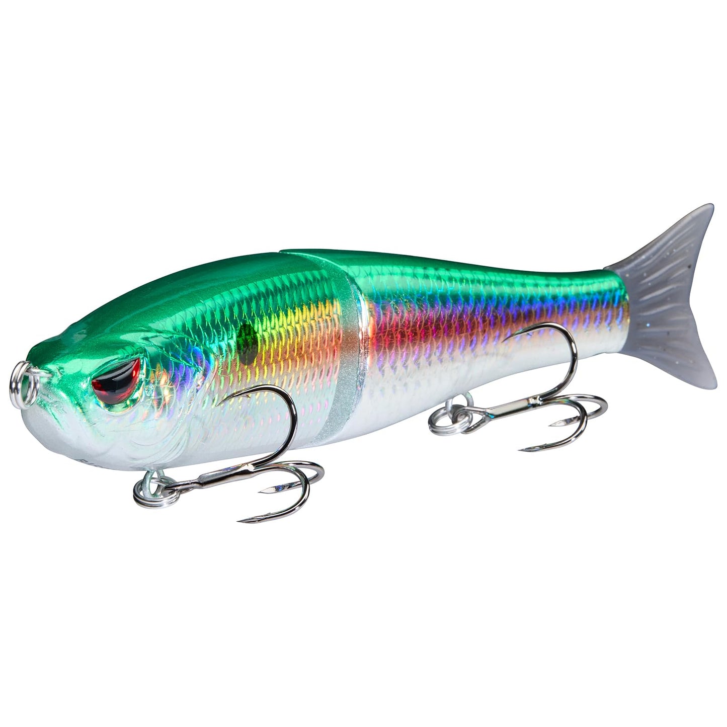 Bassdash SwimShad Glide Baits Jointed Swimbait Bass Pike Salmon Trout Muskie Fishing Lure,3-Pack