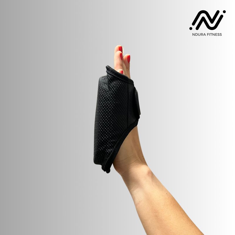 Ndura Fingerless Workout Gloves for Women Gym, Spinning, Yoga, Pilates, Indoor Cycling - Full Palm Protection, Watch Friendly, Washable Thick Padded Weight Lifting Gloves for Women