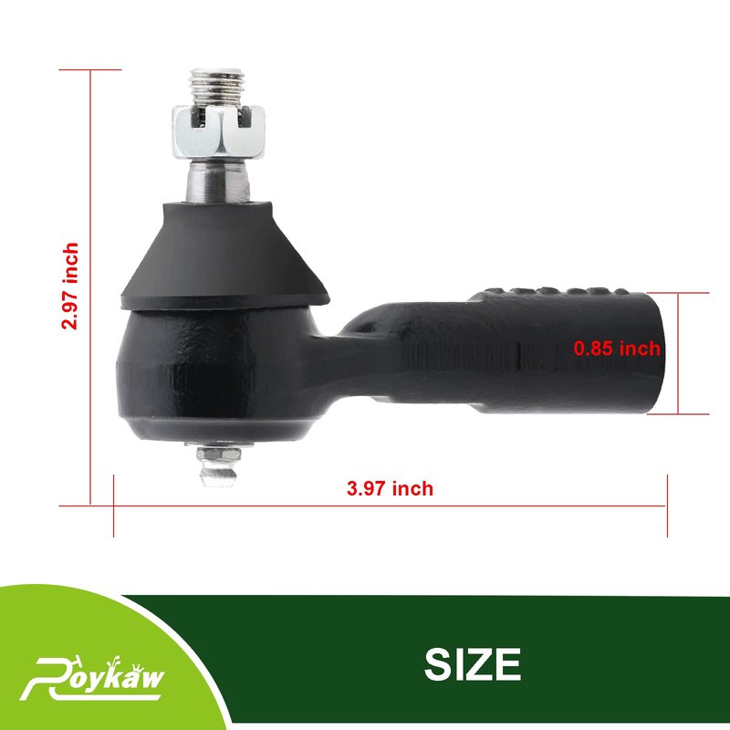 Roykaw Steering Rack Outer Ball Joint for EZGO TXT 2001-up Gas & Electric Golf Cart, Replaces OEM # 70695-G01