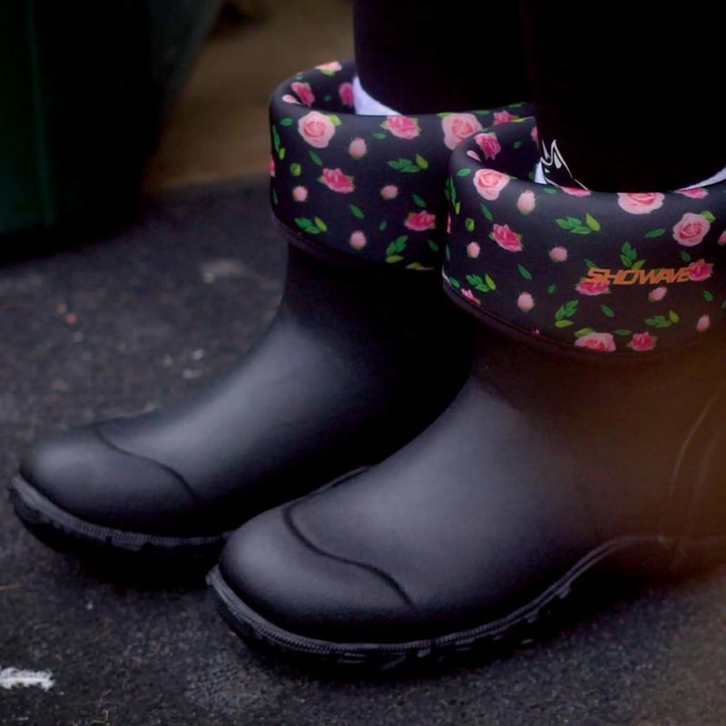 Women's Waterproof Rubber Garden Boots - Durable Mud Boots for Outdoor Work | Perfect for Gardening & Farming