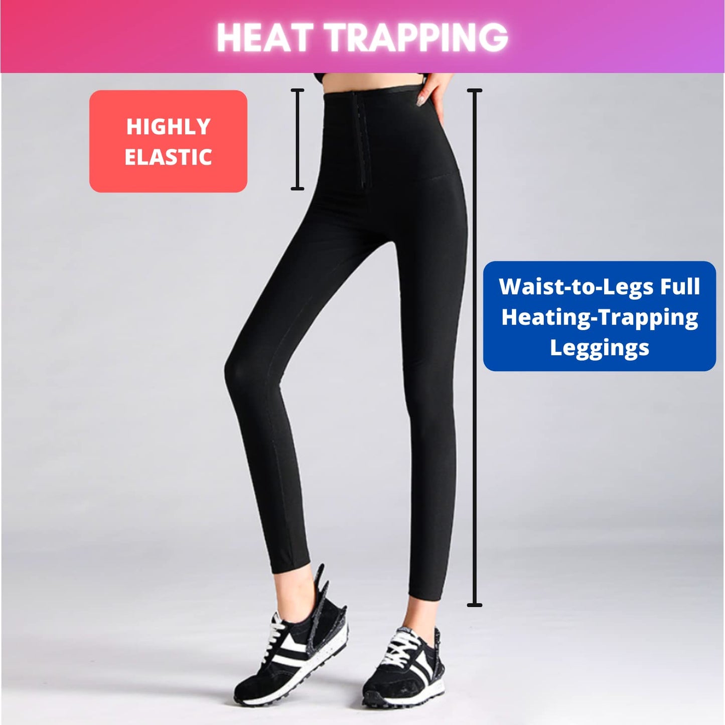 NANOHERTZ Sauna Sweat Shapewear High Waisted Leggings Pants Thigh Workout Suit Waist Trainer Body Shaper Sweatsuit Exercise Fitness Gym Yoga Women