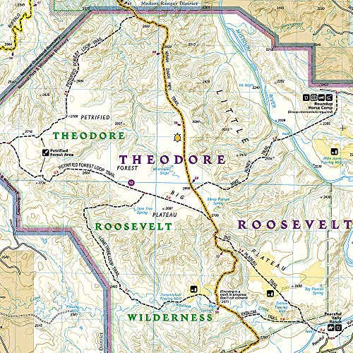 Theodore Roosevelt National Park Map (National Geographic Trails Illustrated Map, 259)