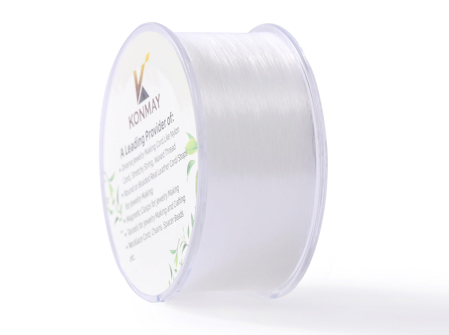 KONMAY Clear Monofilament Fishing Line, 0.2mm 408 Yards, Invisible String