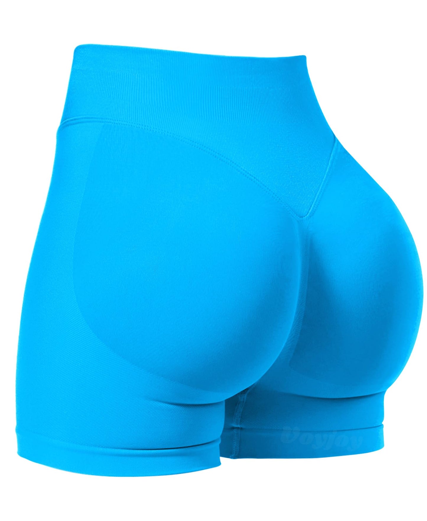 VOYJOY Women Workout Impact Shorts 2.5"/ 3.6"/ 4.5"/ 6" Scrunch Butt Lifting Gym Seamless Booty Biker Shorts