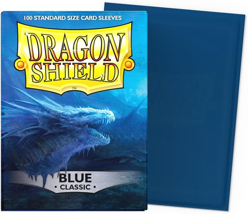 Dragon Shield Sleeves - Classic Blue Card Protectors | 100 Count